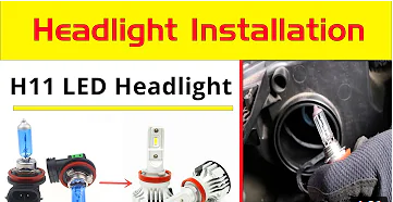 H11 LEDヘッドライト電球をインストールする方法